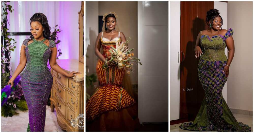 When kente gets corseted: how modern celebrity brides are walking down the aisle in style