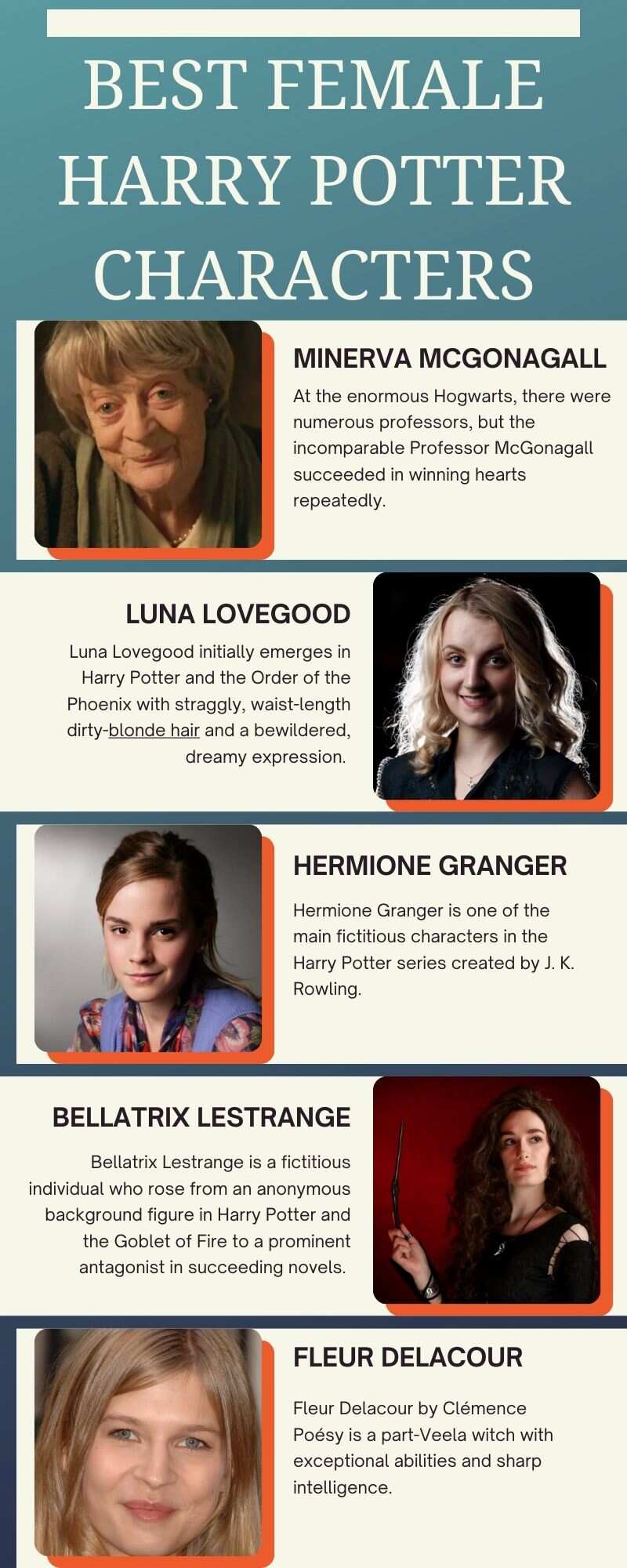 Best female Harry Potter characters