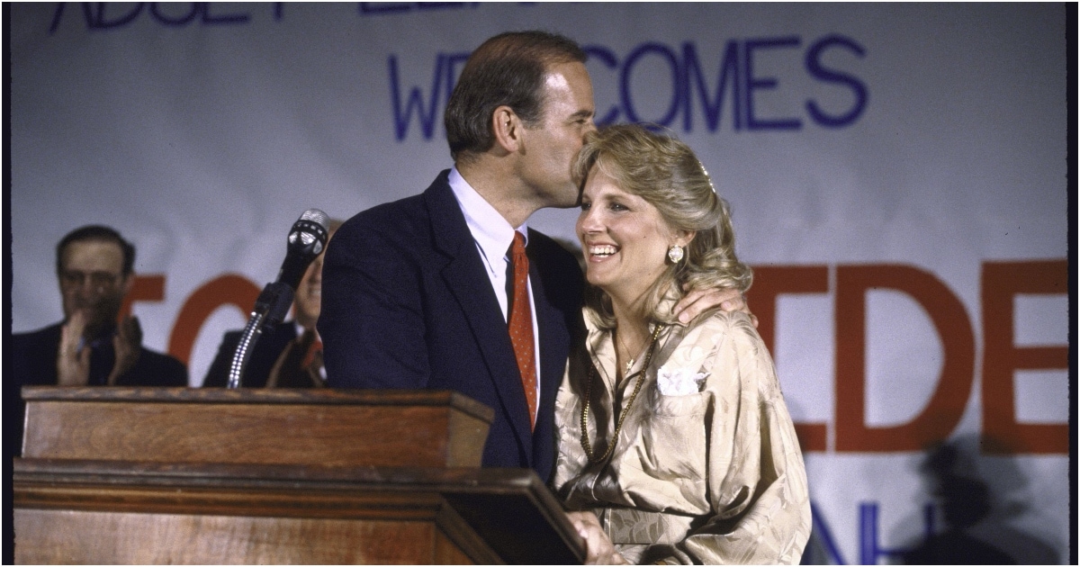 Joe Biden's wife Jill shares throwback photo when they were young lovers