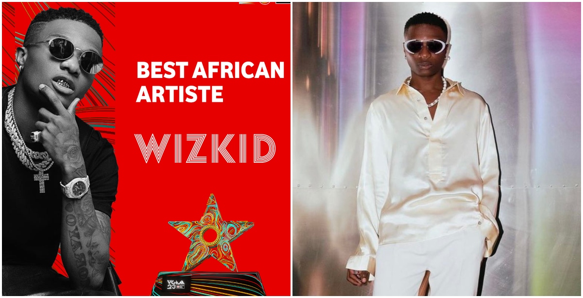 Nigerian artiste Wizkid wins Best African Artiste title at VGMA23; announcement stirs reactions