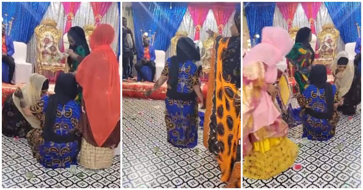 Janemena no reach: Lady whines waist hard as she twerks at Hausa wedding, steals show