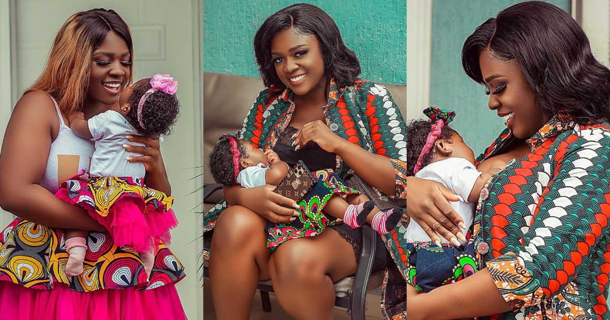 Tracey Boakye and her daughter Nhyira