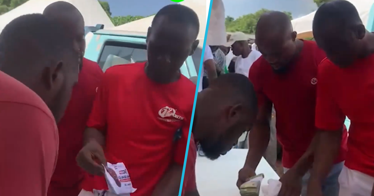 NPP Primaries: Video shows some delegates in Ablekuma Central in queue for their monies after voting