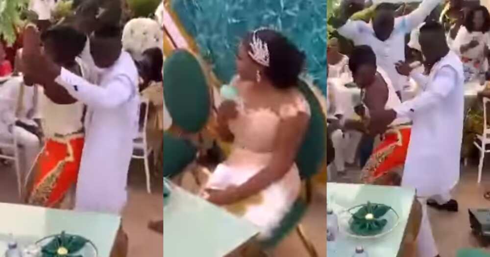 Bride Whose Husband left her to Grind his ex-Girlfriend’s reacts