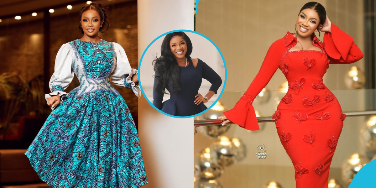 Serwaa Amihere goes viral as she flaunts her curves in a cutout dress to work: "Beautiful African woman"