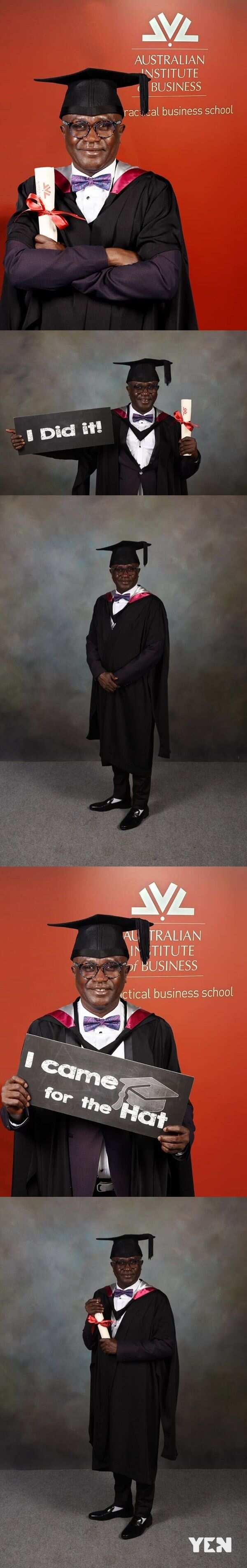 Kwame Nkrumah Tikese: Okay FM presenter grabs masters degree from Australia (photos)