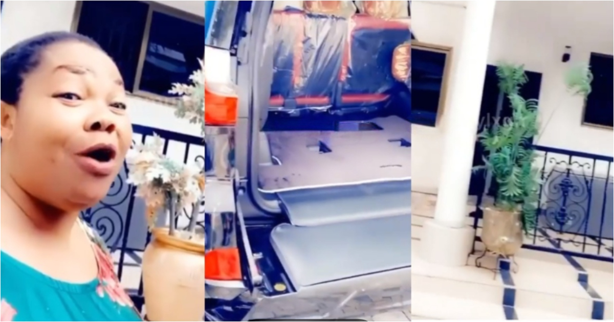 Nana Agradaa Flaunts New Lexus, other Luxury Cars in her Huge Mansion in Video; Ghanaians say Wow