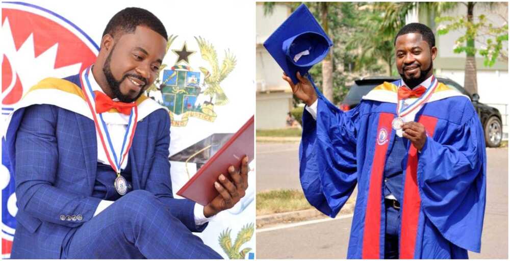 Ernest Akatey overall best student of University of Education Winneba-Kumasi Campus