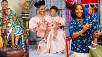 7 times Nana Ama Mcbrown and baby Maxin matched outfits