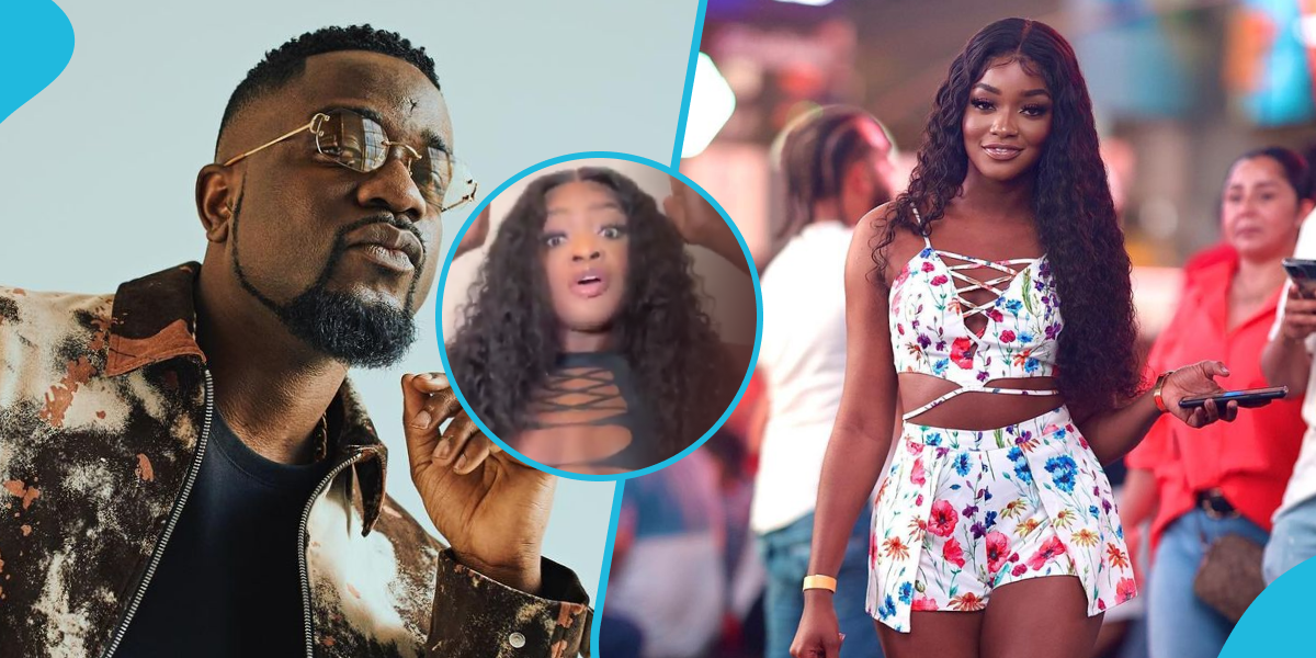 CK Akonnor's daughter attracts Sarkodie with her freestyle, loses her cool after the rapper's cosign