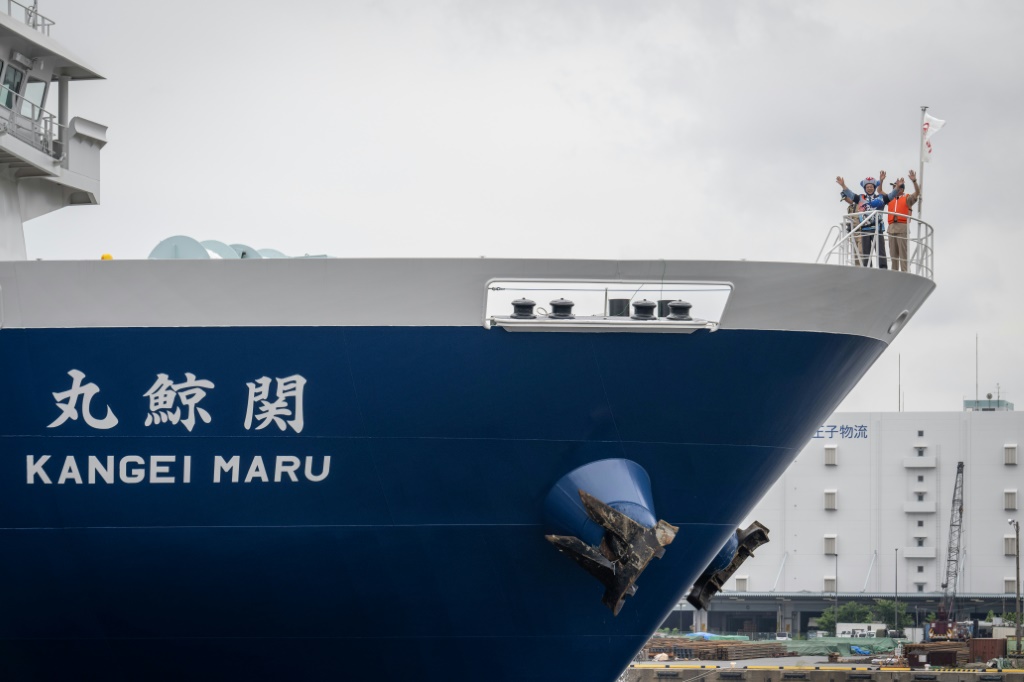 The 9,300-tonne vessel set off this week from western Japan, bigger, better and more modern than its recently retired predecessor