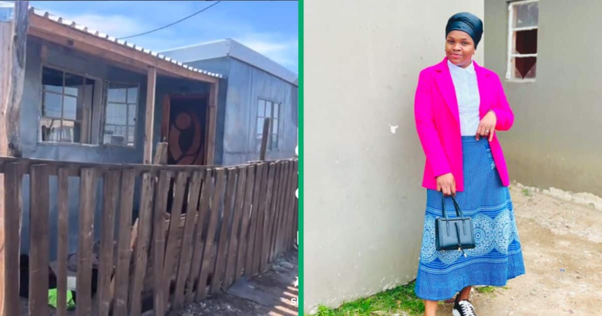 A TikTok video of an Eastern Cape couple that replaced their shack with a bigger and stronger one had Mzansi stunned.