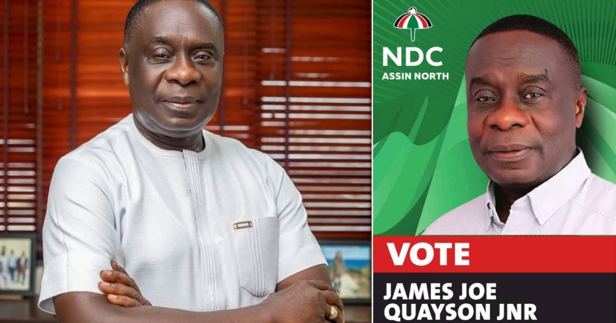 "Come out in your numbers and vote for me": James Quayson appeals ahead of Assin North by-election