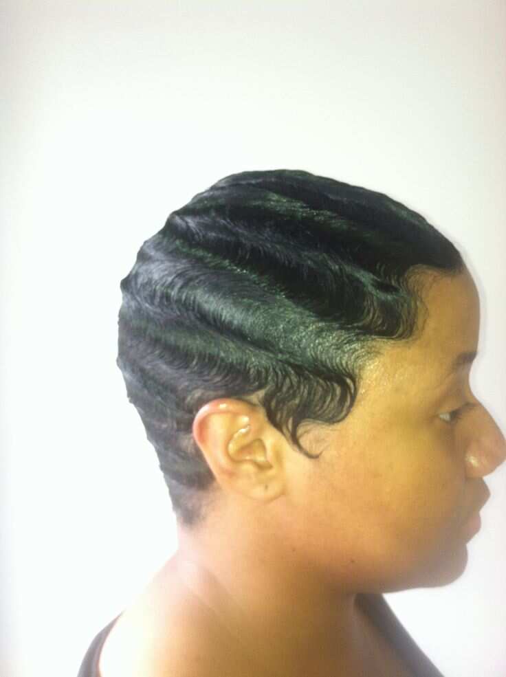 black female fade haircut designs