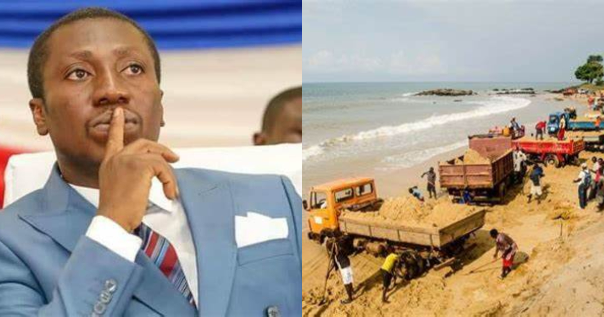 Afenyo Markin apologises for using a wrong image to depict sand winning situation in Keta