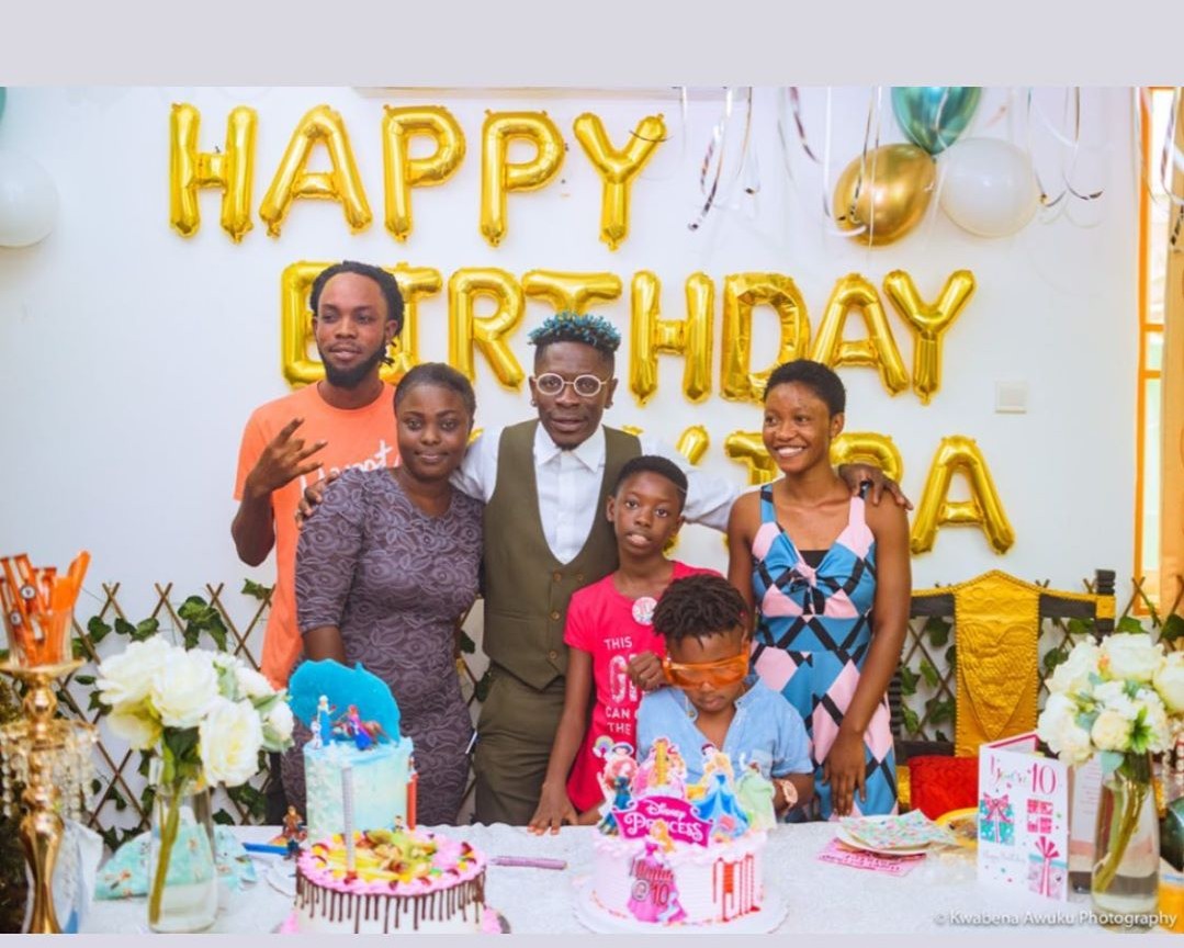 Shatta Wale celebrates daughter Nhyira's 10th birthday (photos)