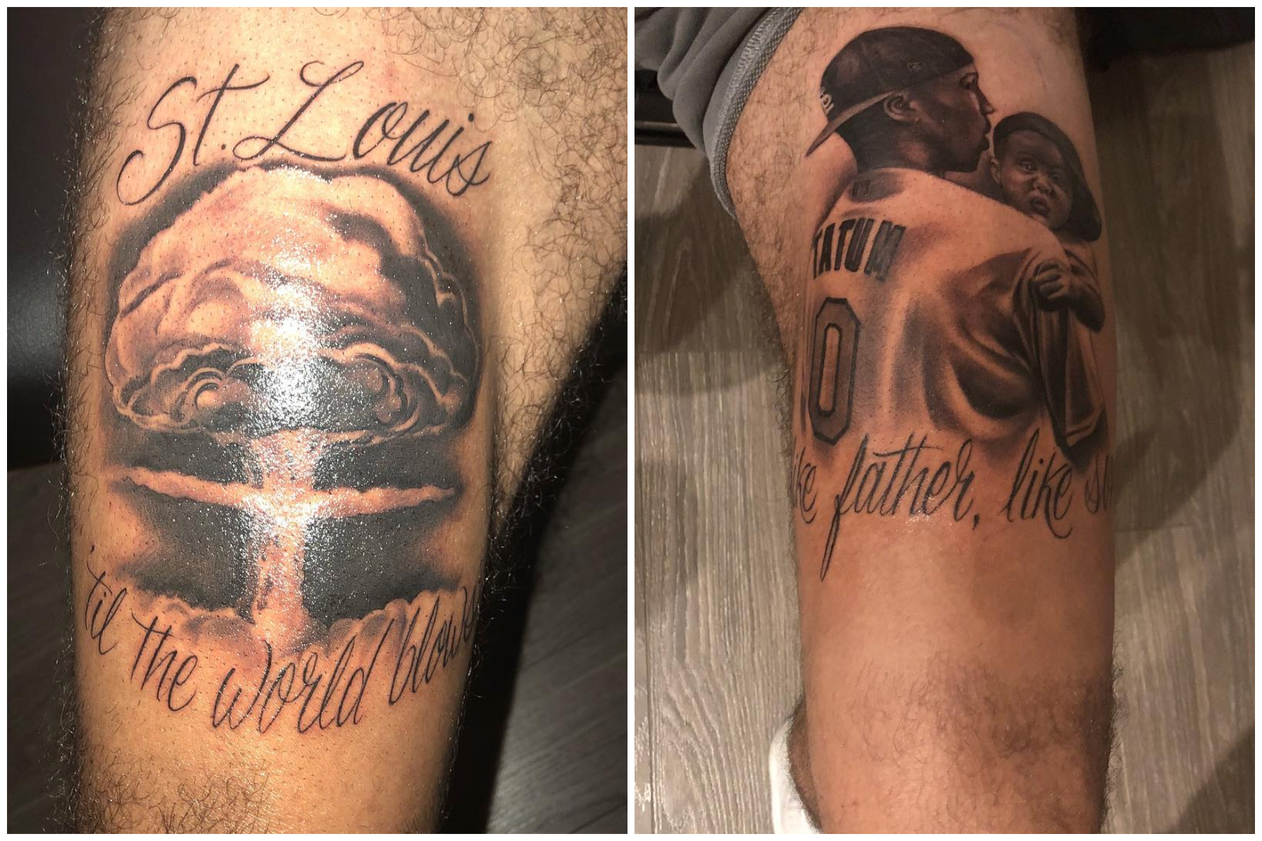 Jayson Tatums New Tattoo Contains an Unfortunate Error
