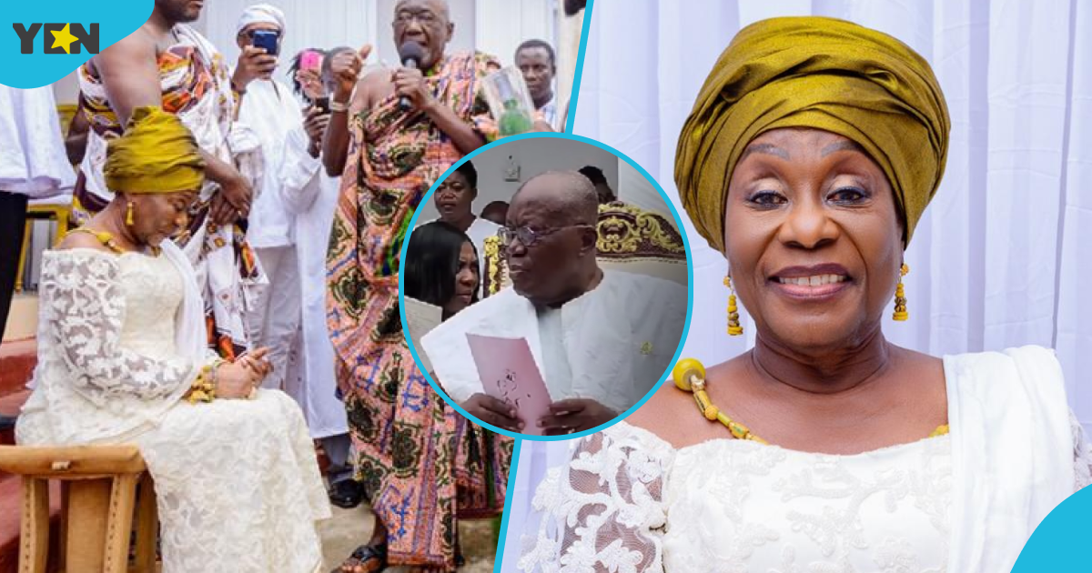Akufo-Addo's sister installed a queen mother
