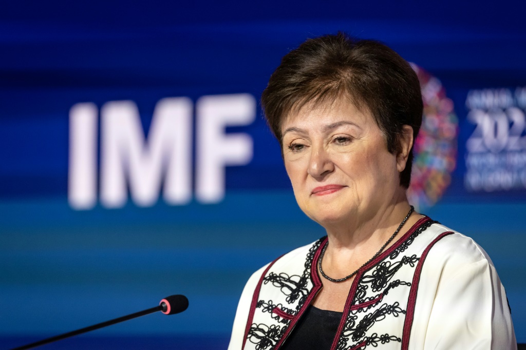 IMF chief Kristalina Georgieva says the war between Hamas and Israel has cast a 'new cloud' over a weak global economy