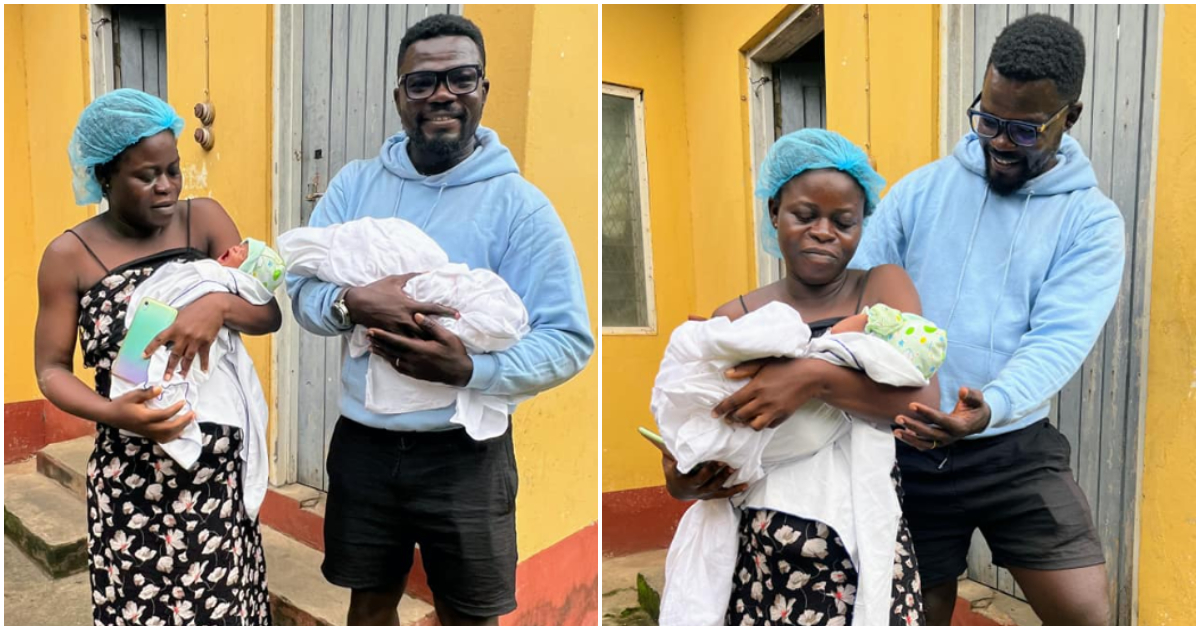 Ghanaian couple welcomes their first-ever.