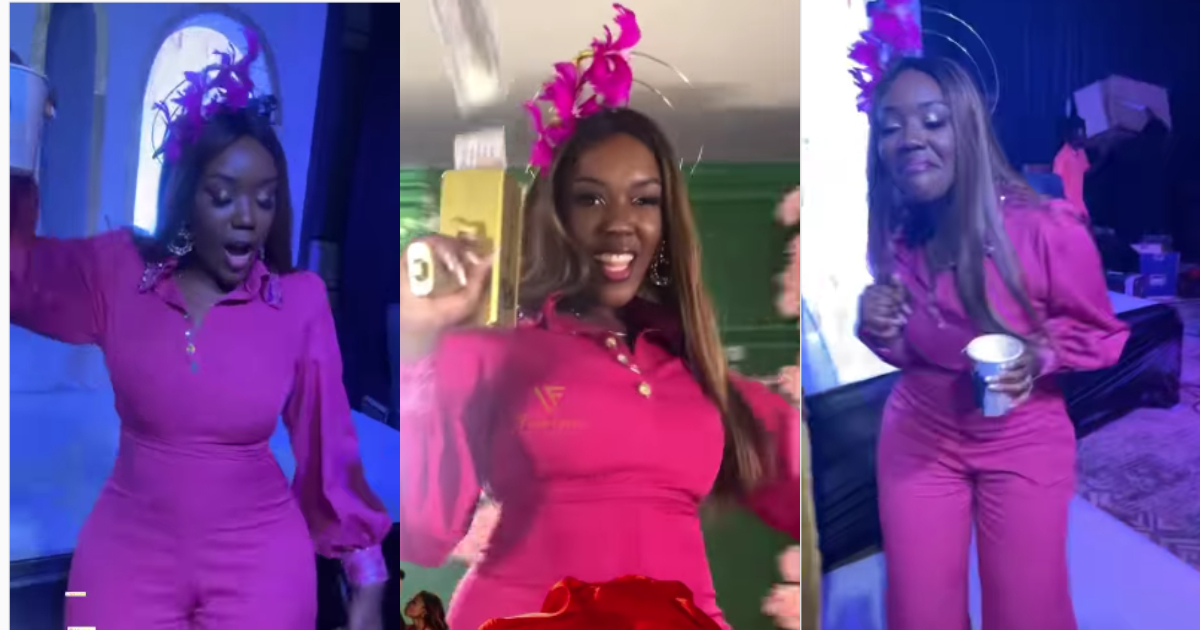 Stonebwoy’s wife Louisa causes traffic at wedding with her dance and performance in new video; fans go gaga