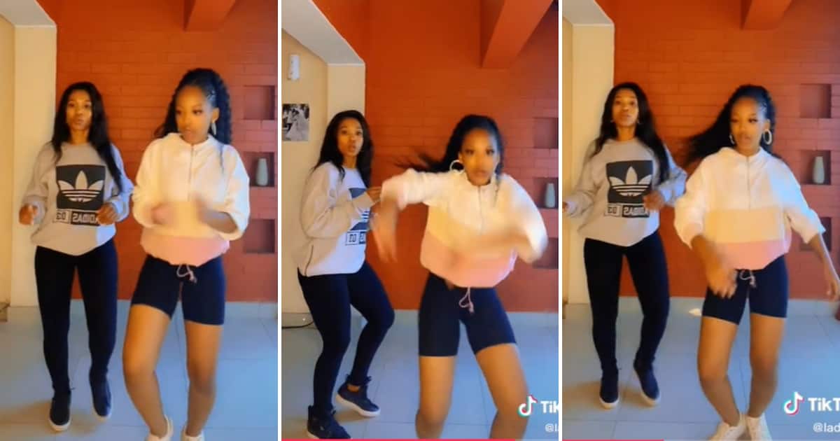 Stunning mother and daughter drop fire dance clip that has people double taking, they could be sisters