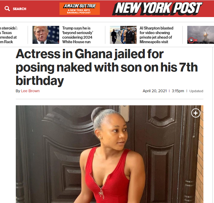 Akuapem Poloo Jailed: How the New York Times in America Reported Rosemond Brown’s case