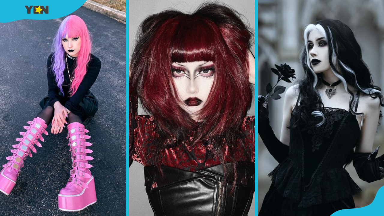 Pastel goth, Industrial goth, and Romantic goth are different types of goth styles