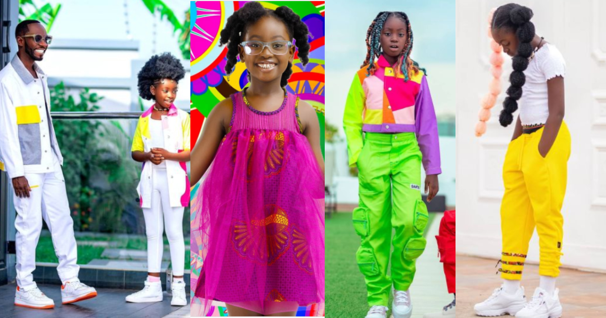 15 Photos of Okyeame Kwame’s Daughter Sante Apau as Fashionista and fun-loving girl