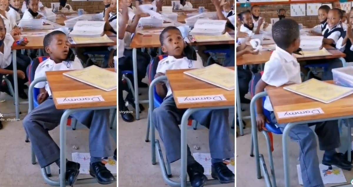 Video, Teacher, Little Boy, Asleep, Class, Mzansi, Education