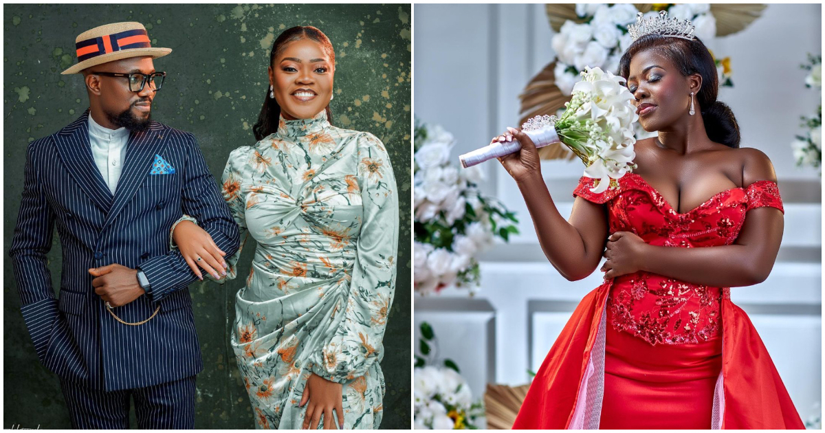 5 Stylish Photos of Ghanaian TikTok Asantewaa's Lookalike Before Her Plush Wedding