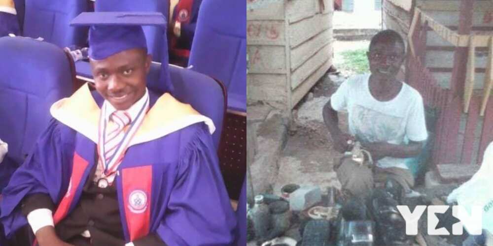 Ismael Bongreat: From a shoemaker to a first Class student at UEW
