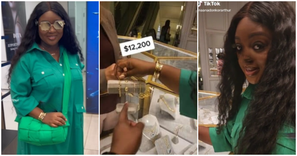 Jackie Appiah spends over GHC120k on 1 bracelet in US, embarrasses friend who complained about her spending in video