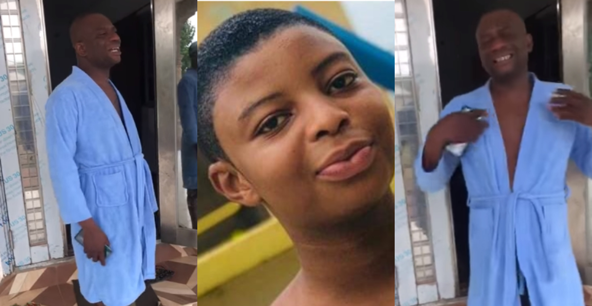 Williams Kyere: Father of JHS girl who allegedly committed suicide weeps like a baby in video