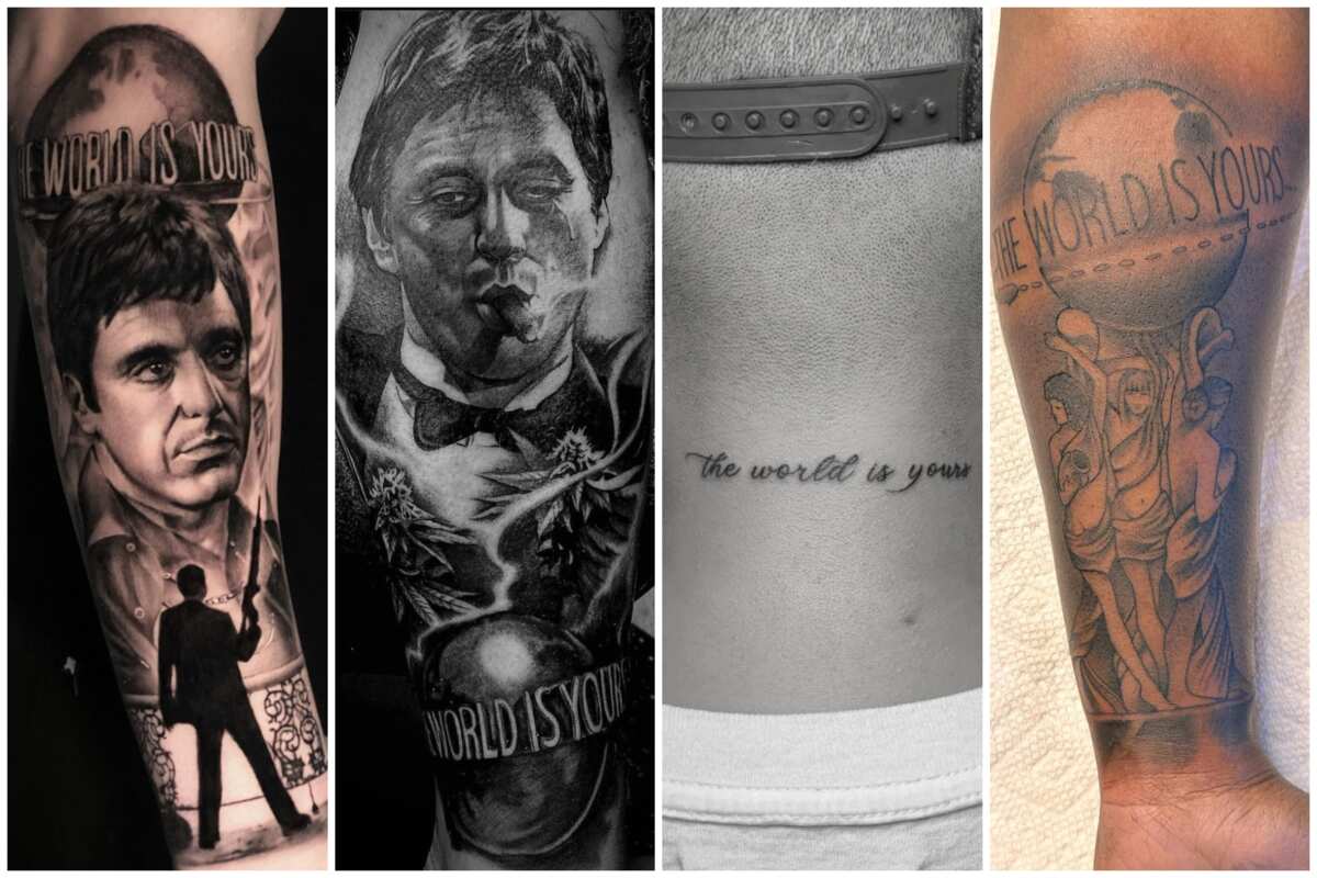 Man With Gun Gangsta Tattoo Design