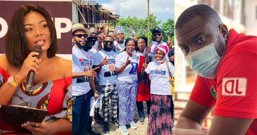 Bridget Otoo blasts Prince David Osei, Kalybos and other celebs for campaigning against John Dumelo