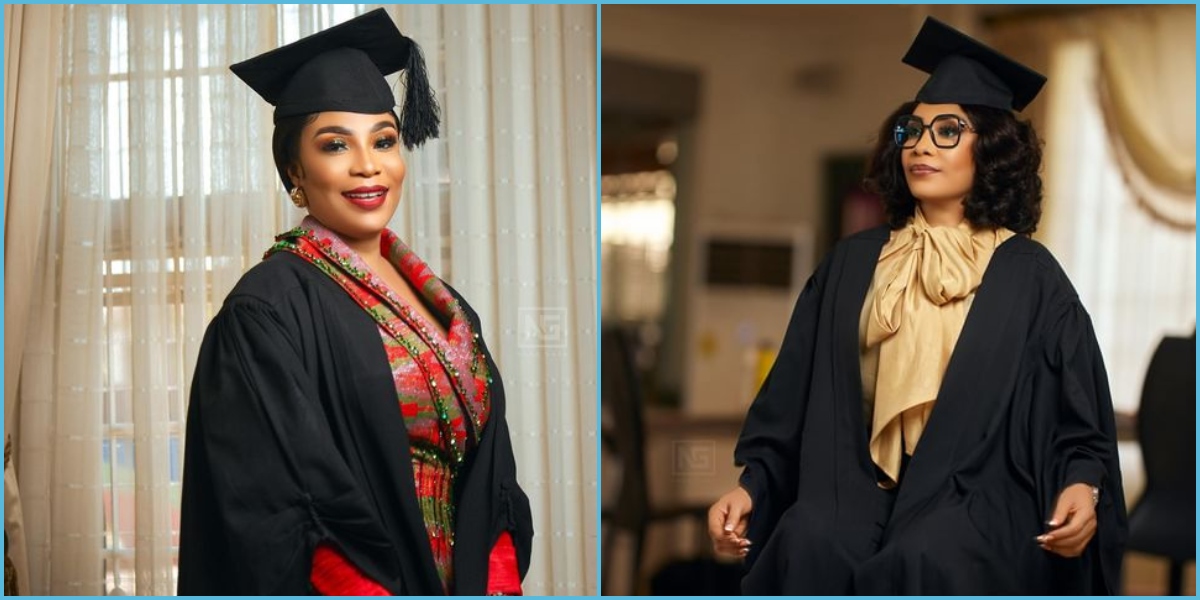 Ghanaian Actress Selassie Ibrahim Graduates With Master's Degree From A University In UK
