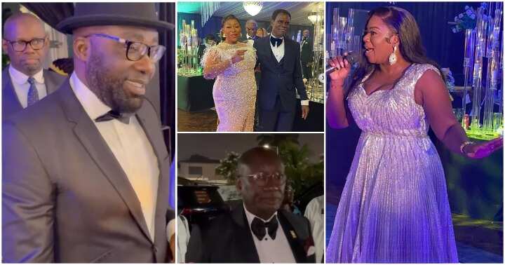 Dr Osei Kwame Despite, Ernest Ofori Sarpong, and others grace birthday party of rich woman at East Legon.