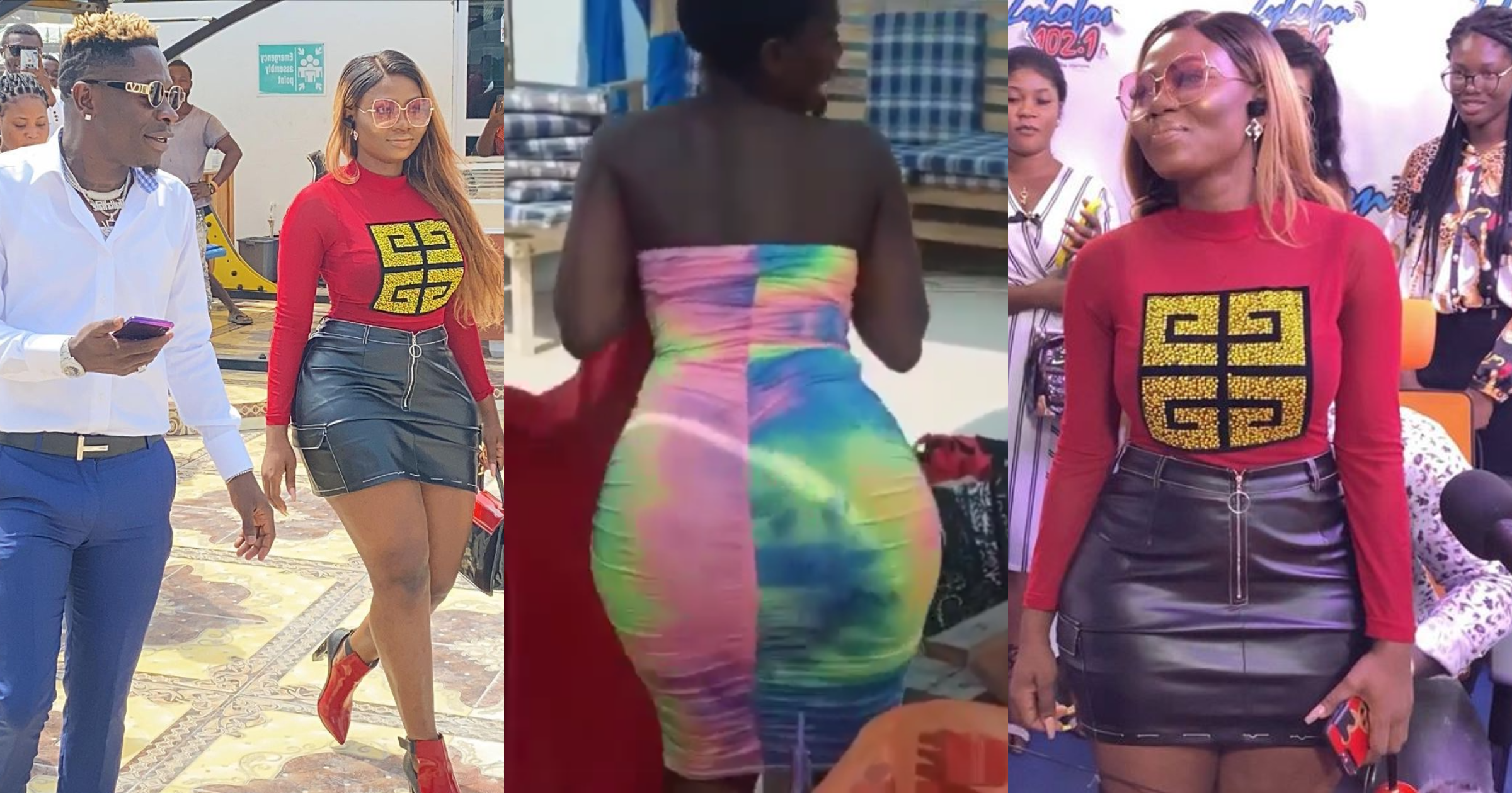 Peace Amekuse: Shatta Wale's new signing Kira spotted twerking in video