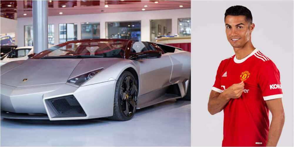 Ronaldo Arrives Man United Training Ground With N90m Lamborghini As Fans Scramble To See Star
