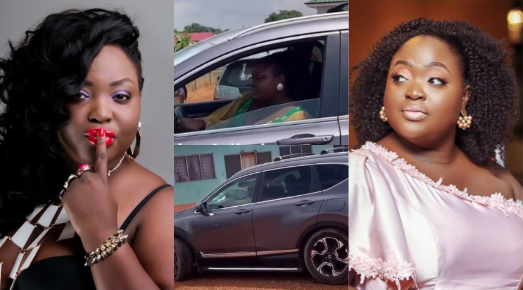 Roselyn Ngissah: First-ever video of actress flaunting her new expensive Honda CRV Car pops up