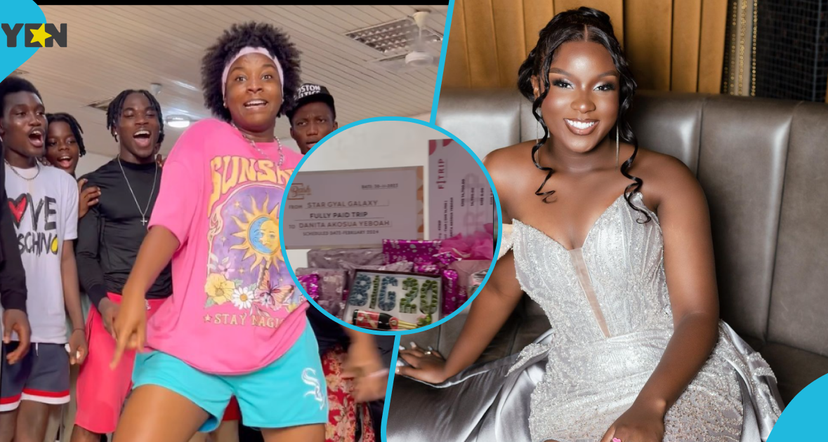 Afronita slays in stylish jacket as she receives MacBook, fully sponsored trip and other gifts on her birthday