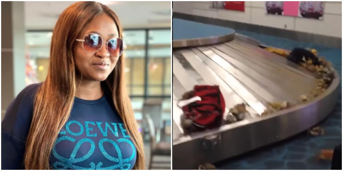 Actress Mary Njoku shares hilarious moment at the airport (video)
