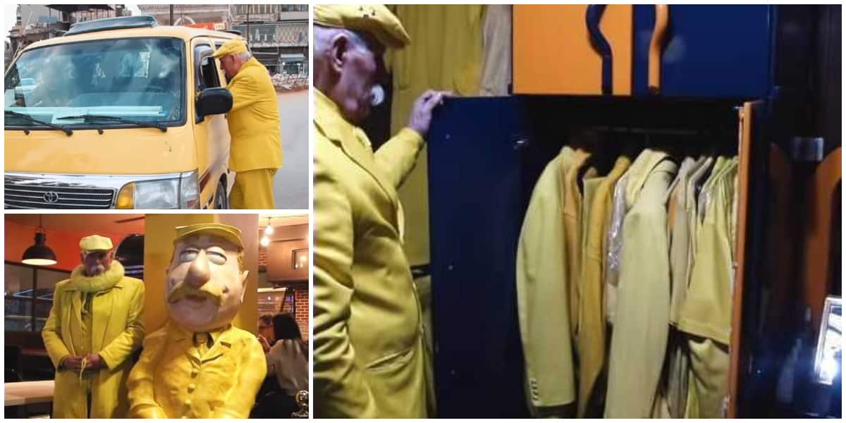 Man who has been wearing only yellow for 40 years goes viral, shows off his colourful house in stunning video