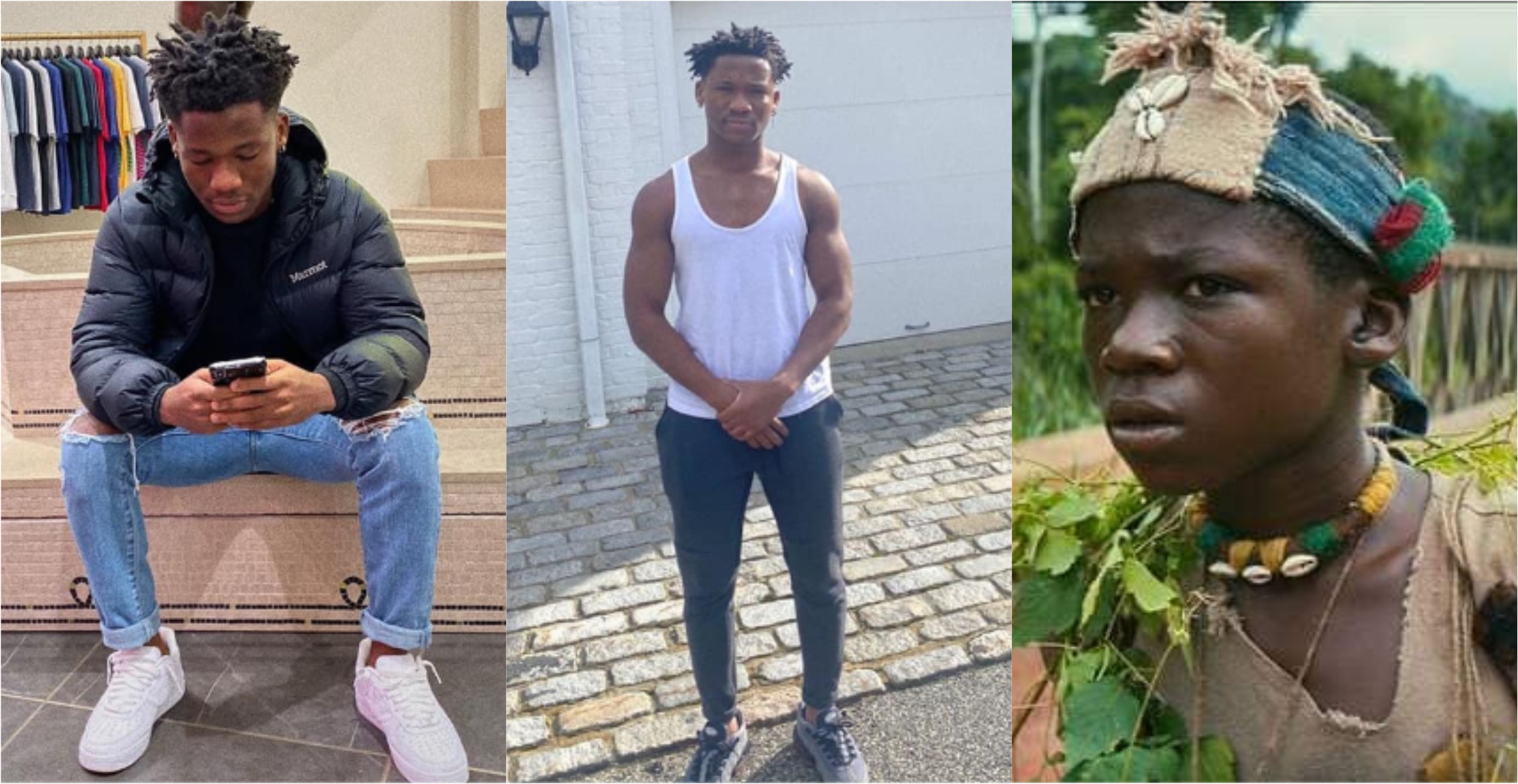 Mad oo: Abraham Attah releases new photos from school in US, his long rasta hair causes stir