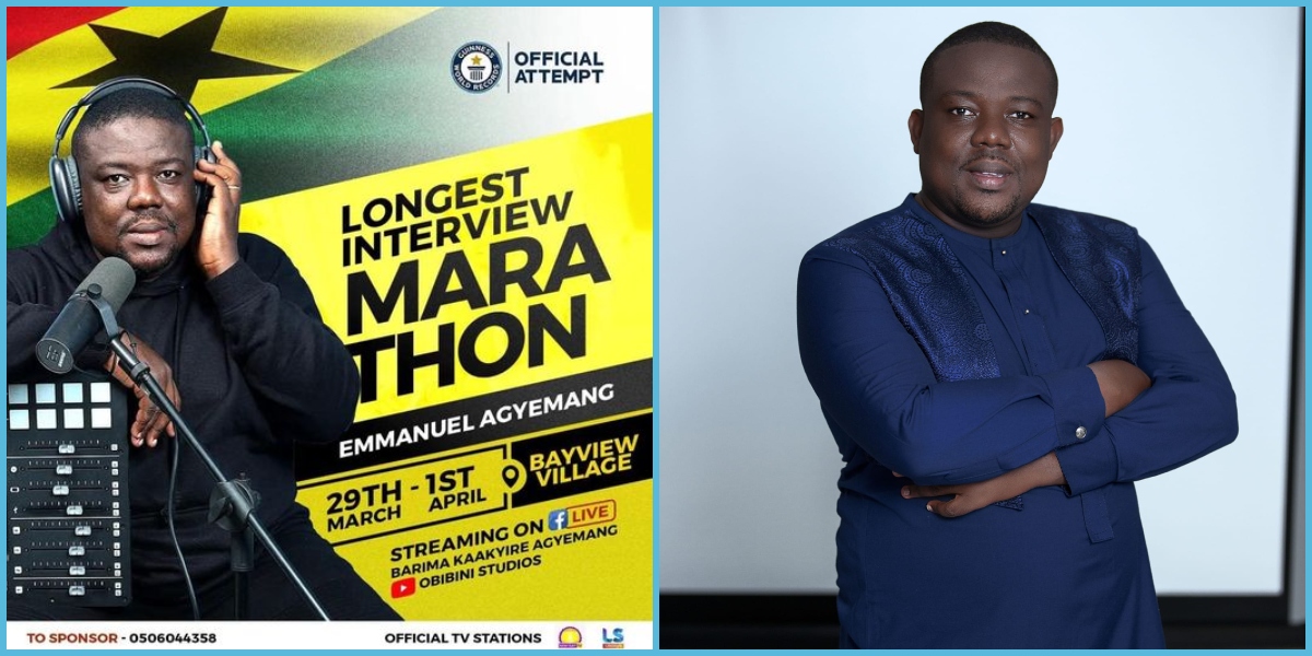 Ghanaian Presenter Emmanuel Agyemang To Attempt Guinness World Record For Longest Interview Marathon