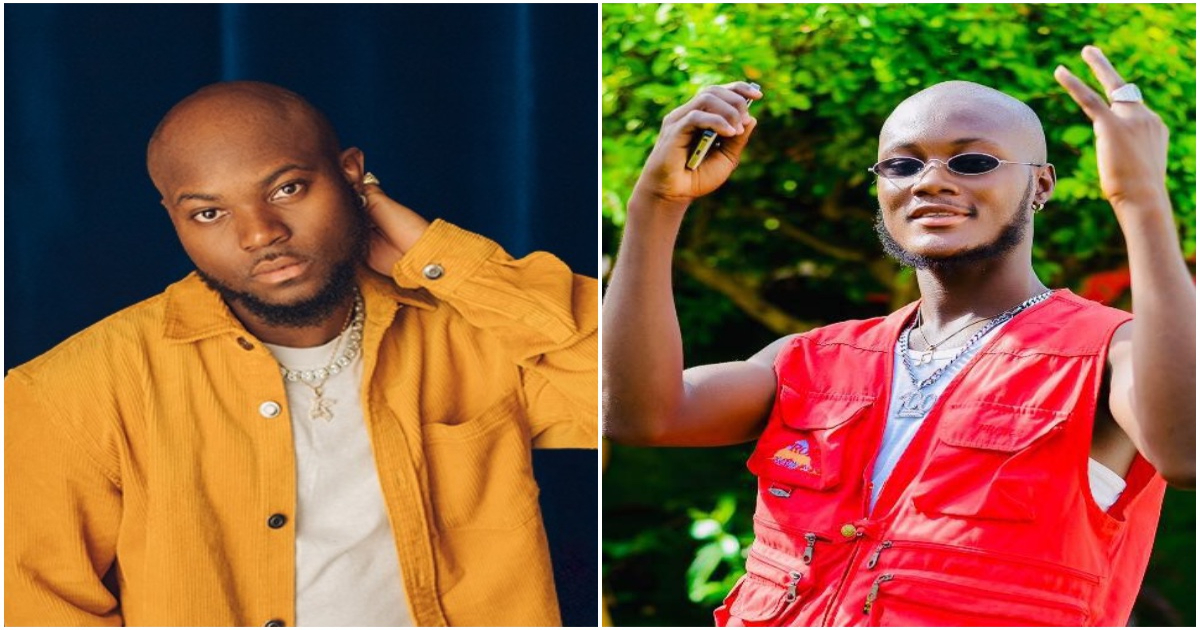 Photo of King Promise and his lookalike, Robest Jnr Promise