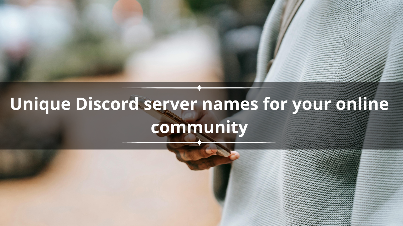 300+ Discord server names: Unique username ideas for your online community