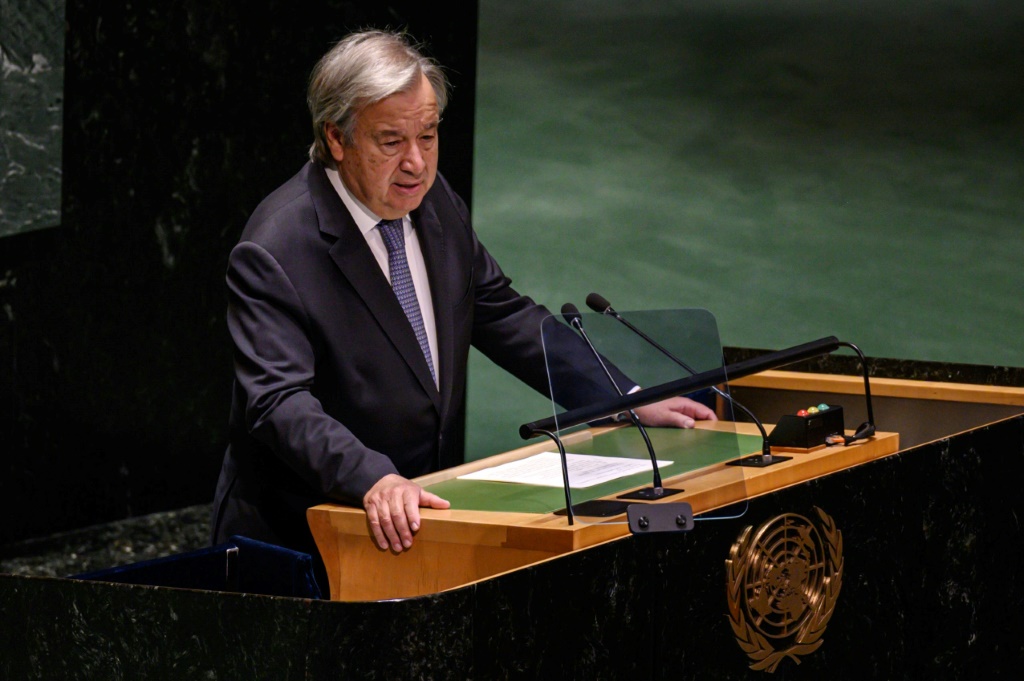 UN Secretary-General Antonio Guterres, speaking ahead of the General Assembly leaders' summit, said that the world's divisions 'are the widest they have been since at least the Cold War'