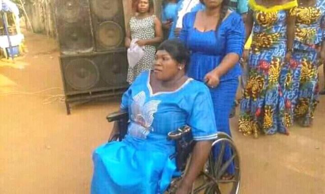 Photos of disabled woman getting married shocks and goes viral